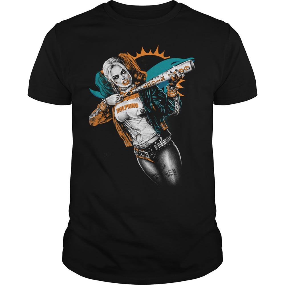 Miami Dolphins Harley Quinn Shirt Tshirt For Fan