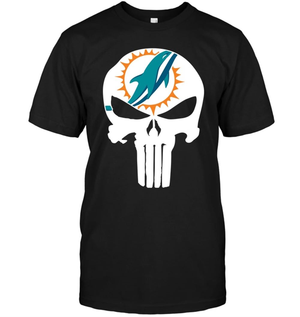 Miami Dolphins Punisher Shirt Gift For Fan