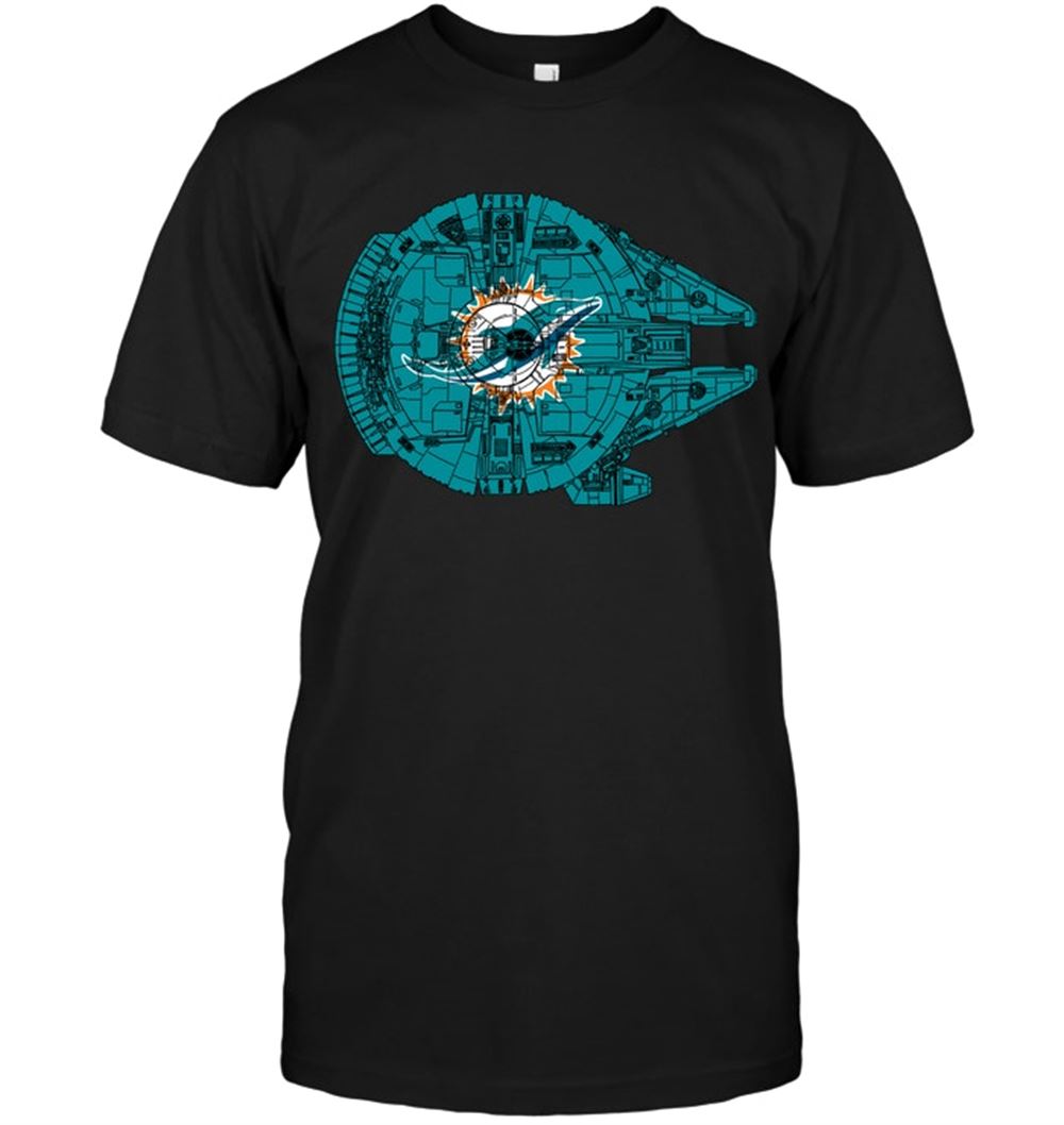 Miami Dolphins The Millennium Falcon Star Wars Shirt Size Up To 5xl