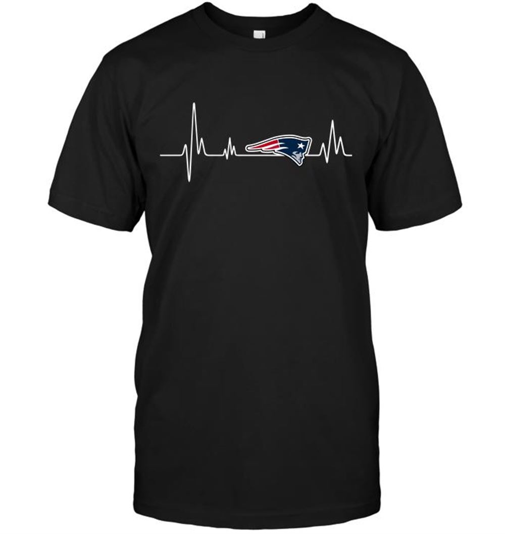 New England Patriots Heartbeat Shirt Tshirt For Fan