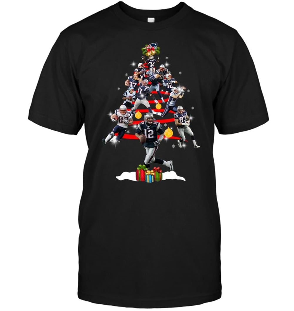 New England Patriots Players Christmas Tree Shirt Size Up To 5xl