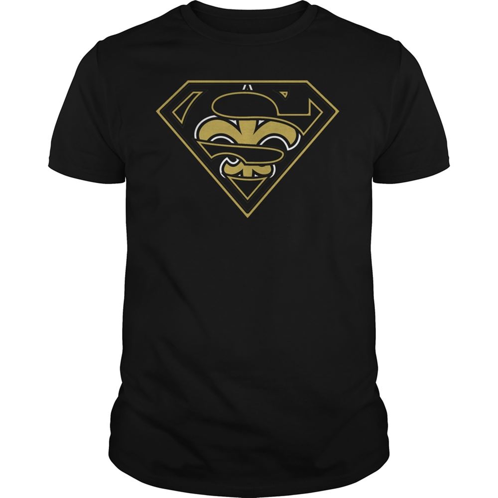 New Orleans Saints Superman Logo Shirt