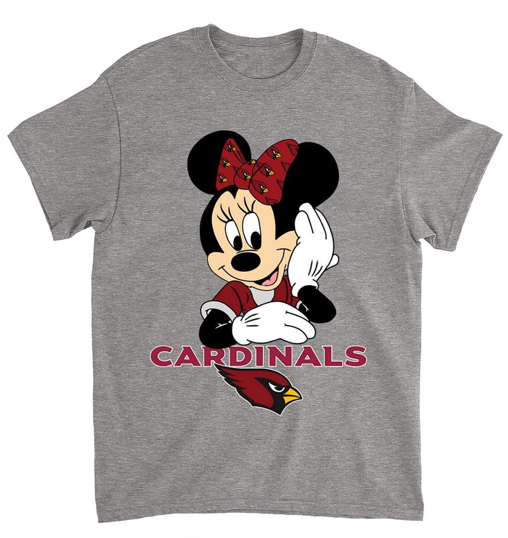 Nfl Arizona Cardinals 054 Mimi Mouse Walt Disney Shirt