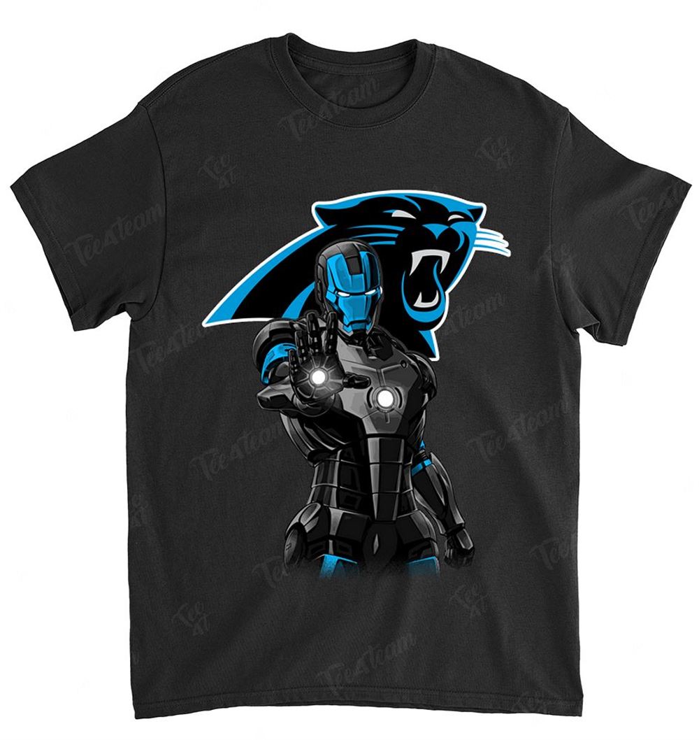 Nfl Carolina Panthers 018 Ironman Dc Marvel Jersey Superhero Avenger Shirt