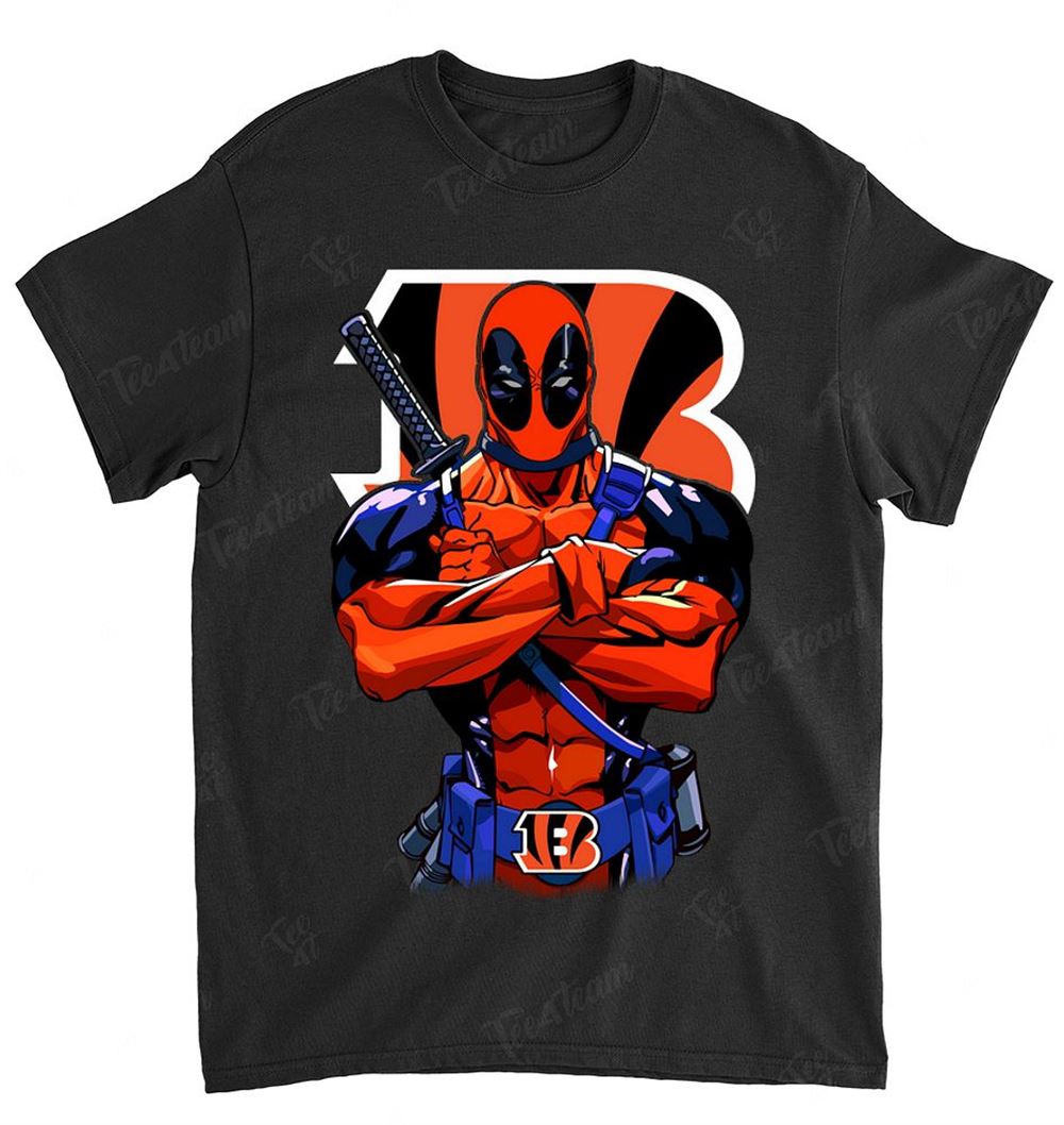 Nfl Cincinnati Bengals 010 Deadpool Dc Marvel Jersey Superhero Avenger Shirt