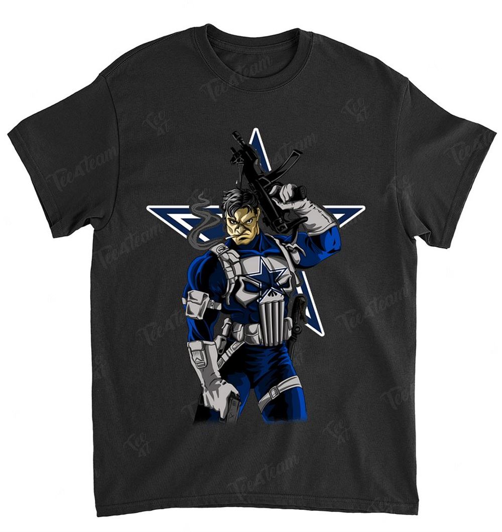 Nfl Dallas Cowboys 022 Punisher Dc Marvel Jersey Superhero Avenger Shirt Size Up To 5xl
