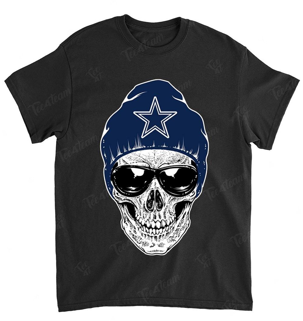 Nfl Dallas Cowboys 079 Skull Rock With Beanie Shirt