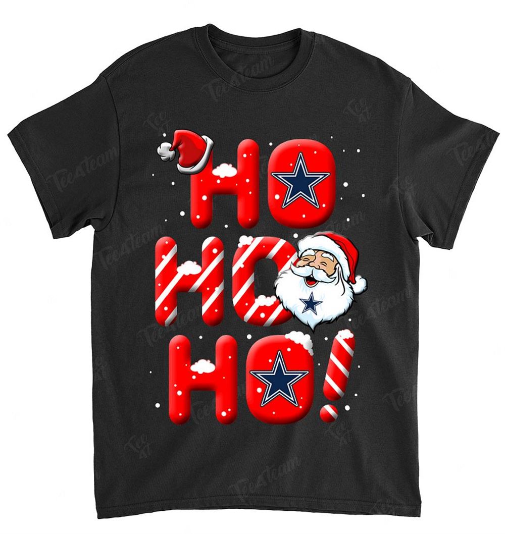 Nfl Dallas Cowboys 111 Noel Christmas Ho Ho Ho Shirt