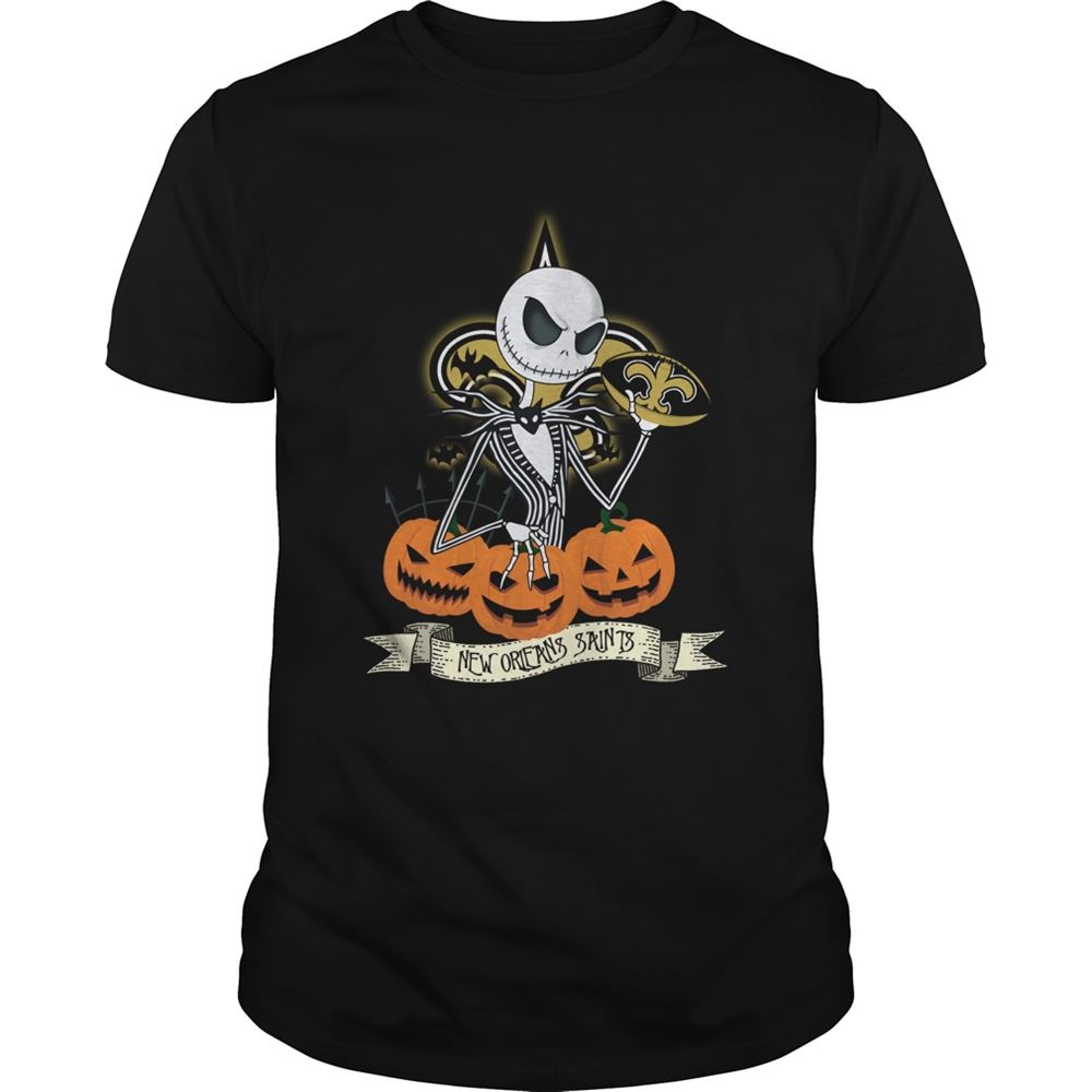 Nfl Halloween New Orleans Saints Jack Skellington-trungten-wyh81 Shirt
