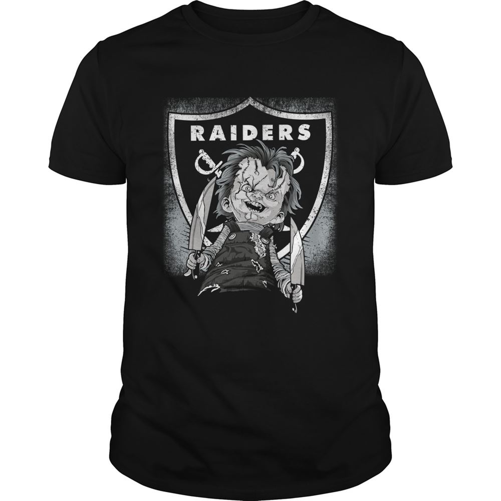 NFL Halloween Oakland Las Vergas Raiders Chucky Shirt Tshirt For Fan
