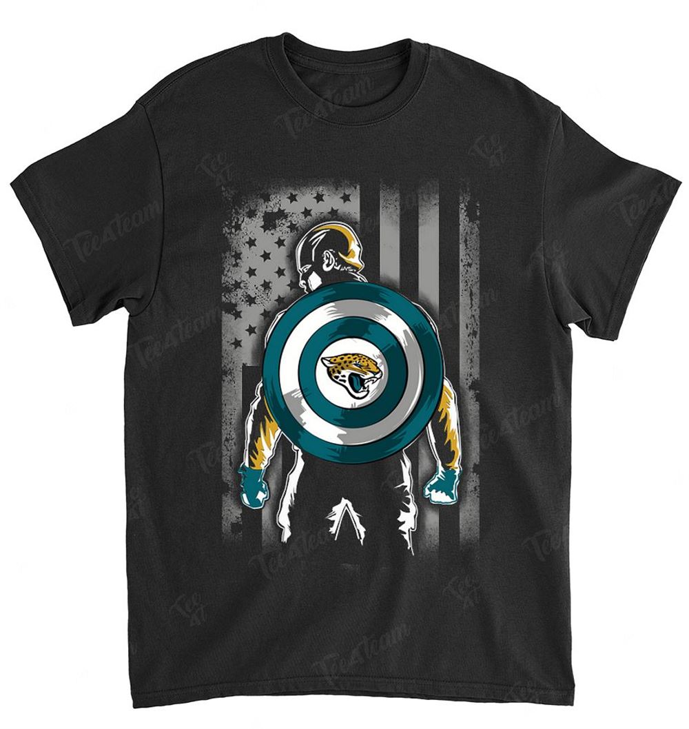 Nfl Jacksonville Jaguars 017 Captain Dc Marvel Jersey Superhero Avenger Shirt