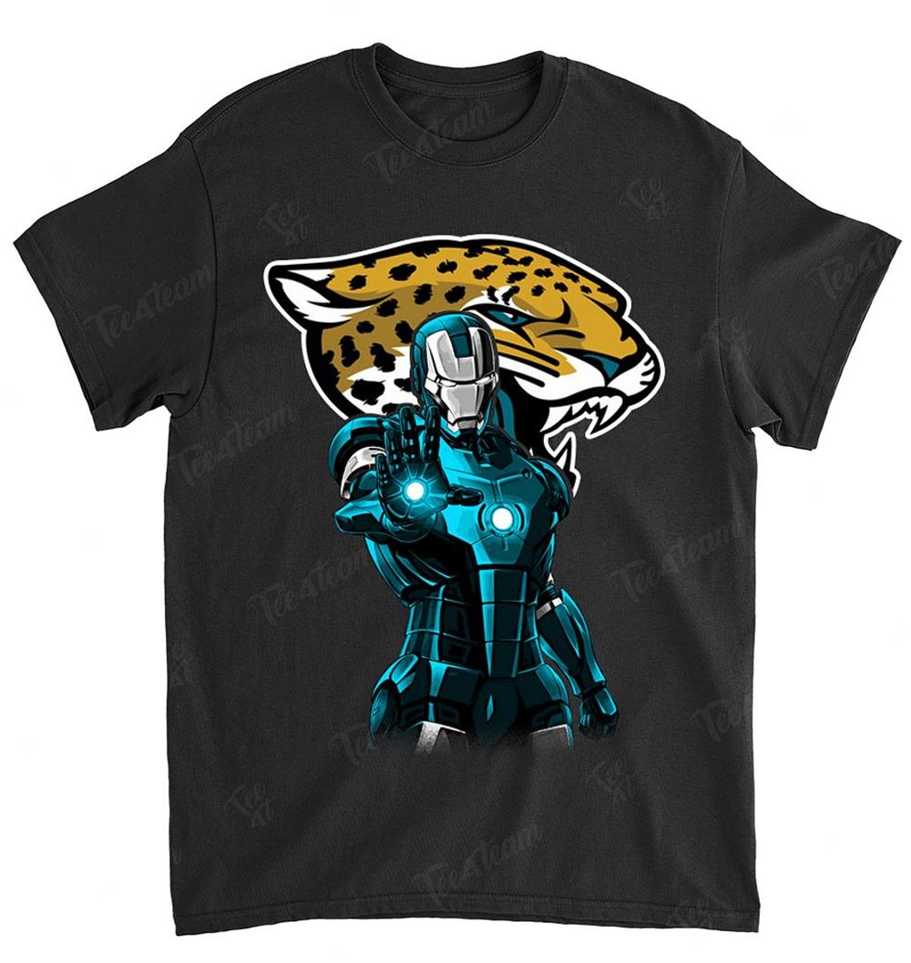 Nfl Jacksonville Jaguars 018 Ironman Dc Marvel Jersey Superhero Avenger Shirt
