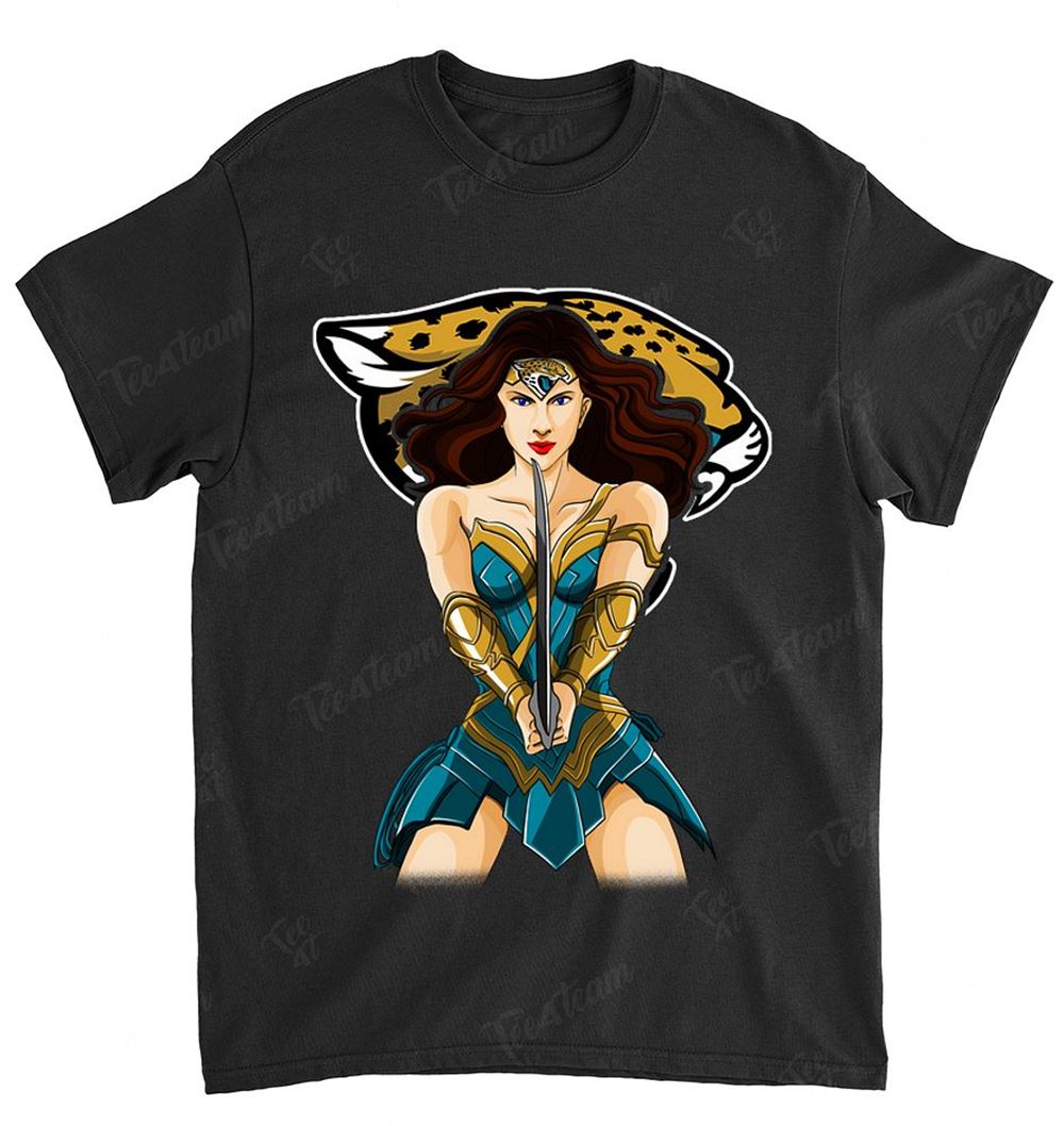 Nfl Jacksonville Jaguars 025 Wonderwoman Dc Marvel Jersey Superhero Avenger Shirt