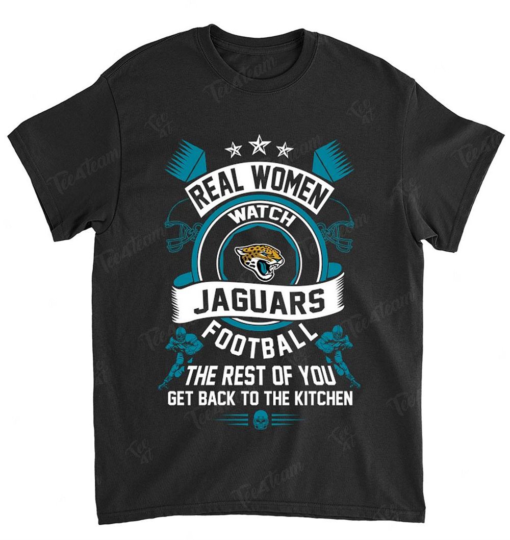 Nfl Jacksonville Jaguars 103 Real Women Watch Football Shirt