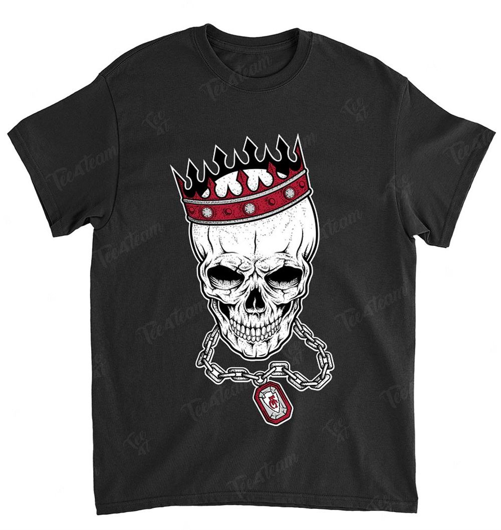Nfl Kansas City Chiefs 080 Skull Rock With Crown Shirt