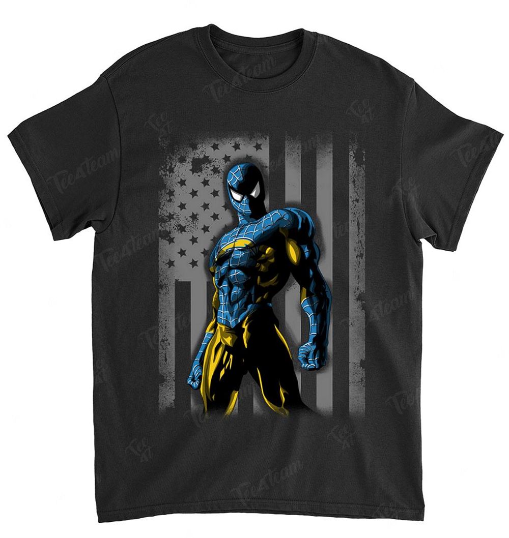 NFL Los Angeles Chargers 021 Spiderman Flag Dc Marvel Jersey Superhero Avenger Shirt Size Up To 5xl