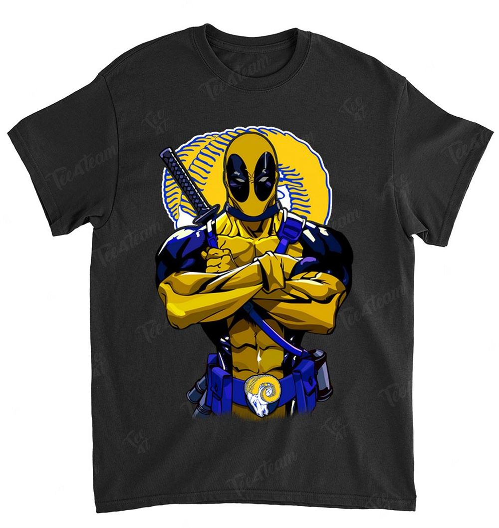 NFL Los Angeles Rams 010 Deadpool Dc Marvel Jersey Superhero Avenger Shirt Size Up To 5xl
