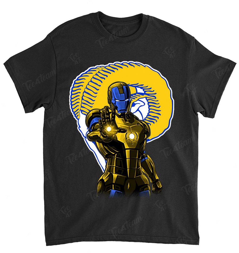NFL Los Angeles Rams 018 Ironman Dc Marvel Jersey Superhero Avenger Shirt Gift For Fan