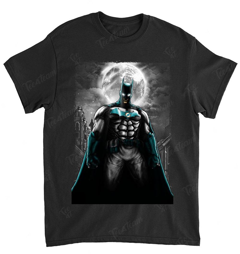 NFL Miami Dolphins 003 Batman Dc Marvel Jersey Superhero Avenger Shirt Tshirt For Fan