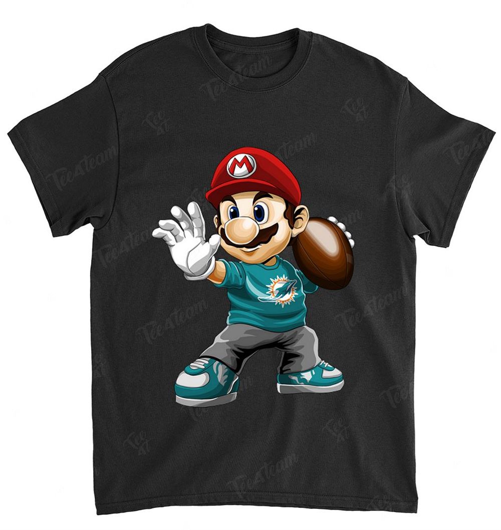 NFL Miami Dolphins 052 Mario Nintendo Shirt Gift For Fan