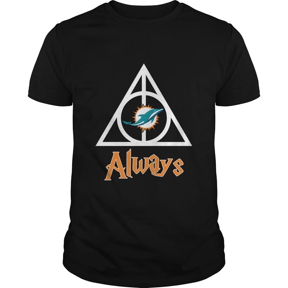 NFL Miami Dolphins Deathly Hallows Always Harry Potter Shirt Gift For Fan