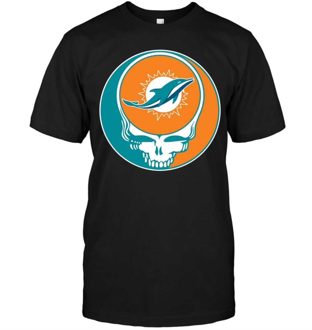 NFL Miami Dolphins Grateful Dead Fan Fan Football Shirt Size Up To 5xl
