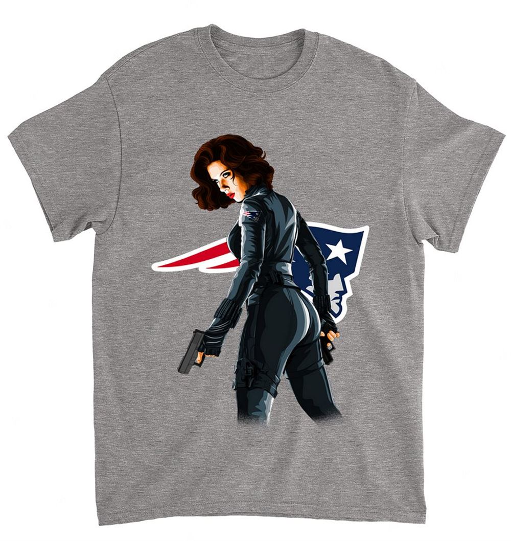 NFL New England Patriots 026 Blackwidow Dc Marvel Jersey Superhero Avenger Shirt Tshirt For Fan