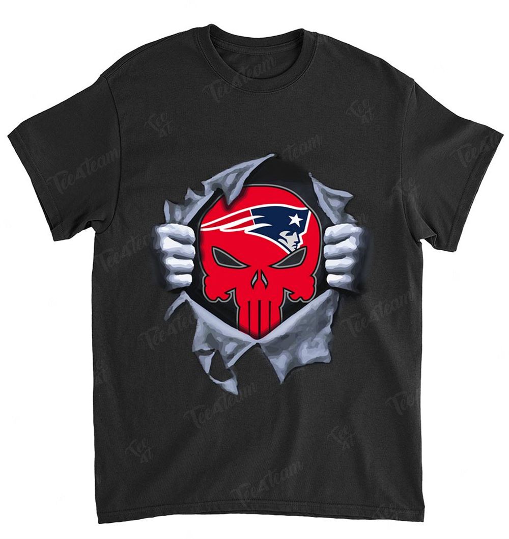 NFL New England Patriots 075 Punisher Logo Dc Marvel Jersey Superhero Avenger Shirt Gift For Fan