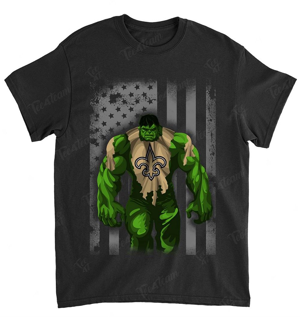 NFL New Orleans Saints 011 Hulk Dc Marvel Jersey Superhero Avenger Shirt Size Up To 5xl