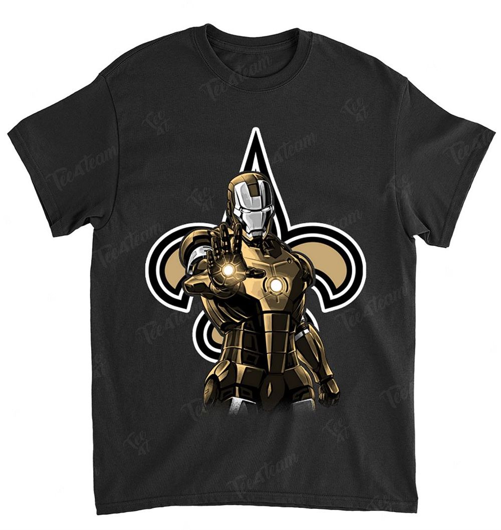 NFL New Orleans Saints 018 Ironman Dc Marvel Jersey Superhero Avenger Shirt Size S-5xl