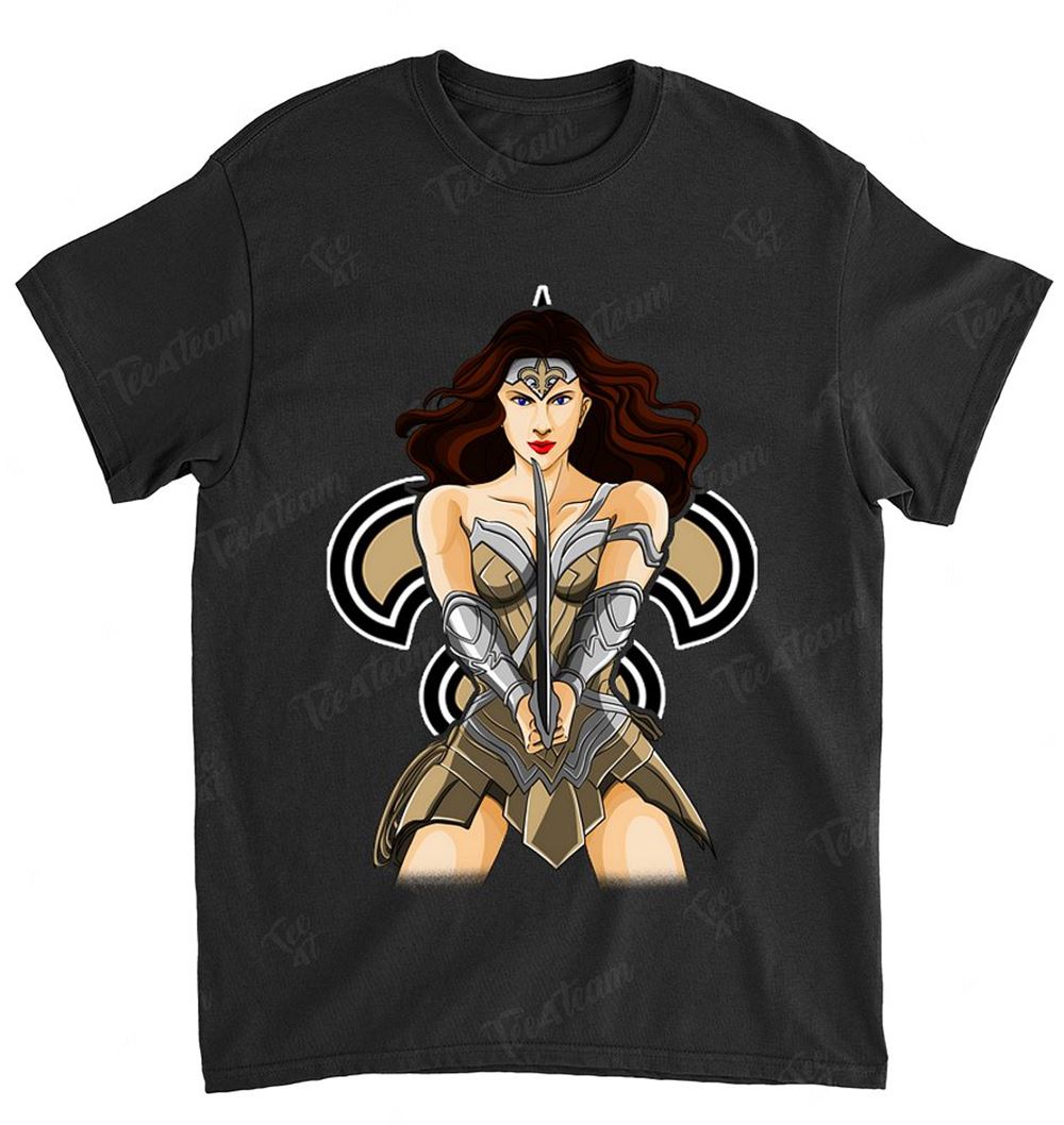 NFL New Orleans Saints 025 Wonderwoman Dc Marvel Jersey Superhero Avenger Shirt Size Up To 5xl