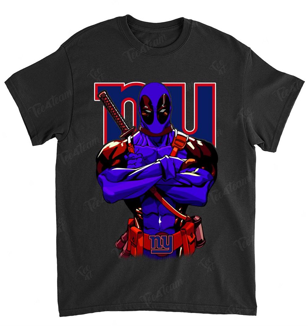 Nfl New York Giants 010 Deadpool Dc Marvel Jersey Superhero Avenger Shirt Size Up To 5xl
