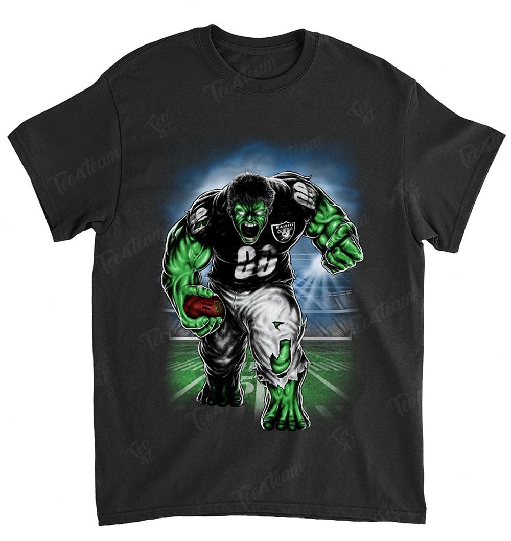 NFL Oakland Las Vergas Raiders 001 Hulk Dc Marvel Jersey Superhero Avenger Shirt Size S-5xl