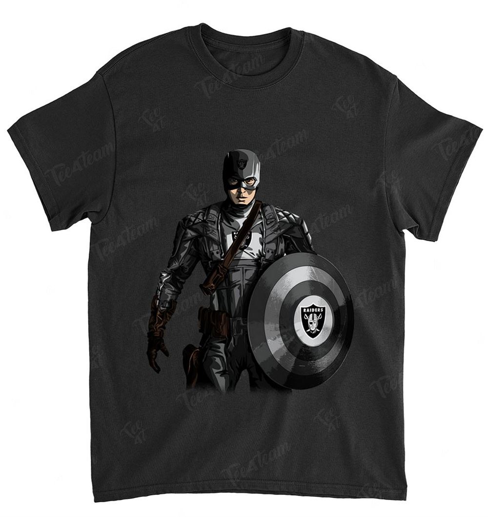 NFL Oakland Las Vergas Raiders 015 Captain Dc Marvel Jersey Superhero Avenger Shirt Gift For Fan