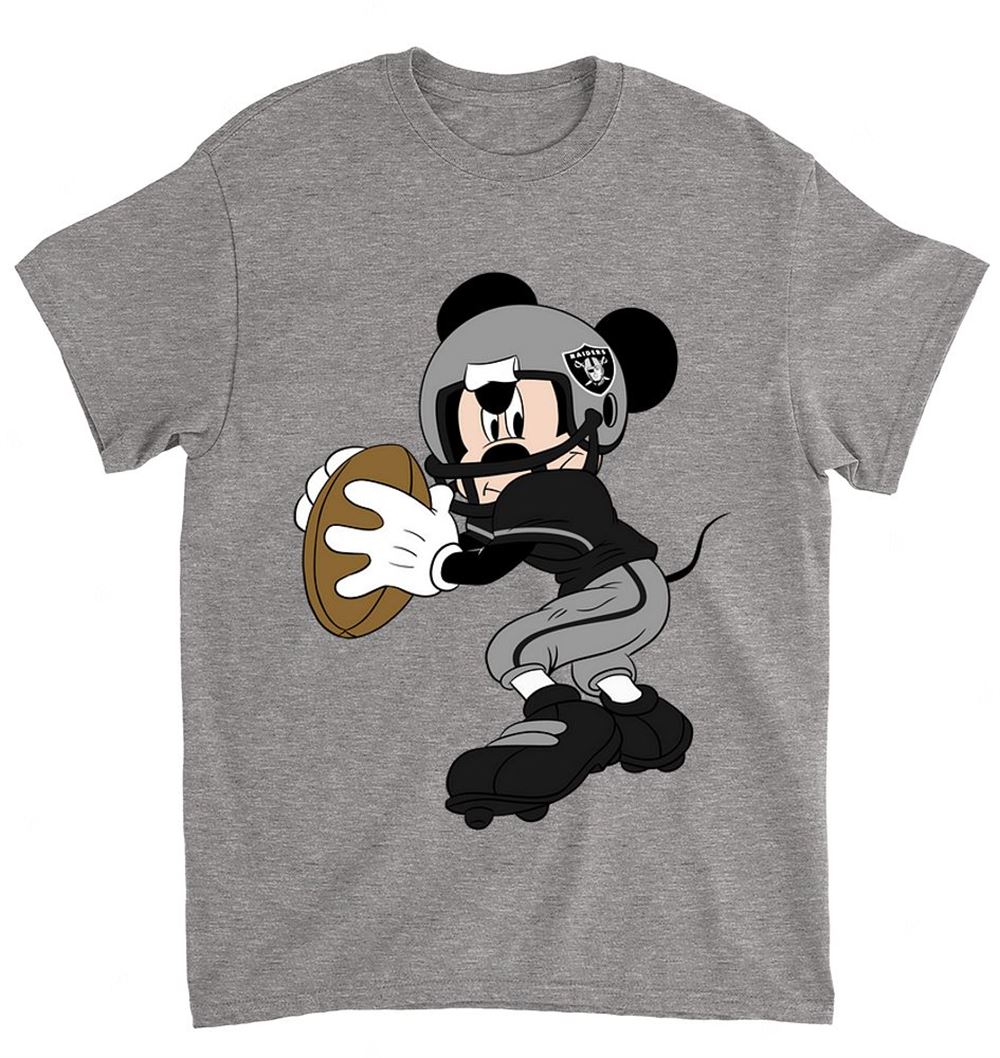 Nfl Oakland Raiders 053 Mickey Mouse Walt Disney Shirt