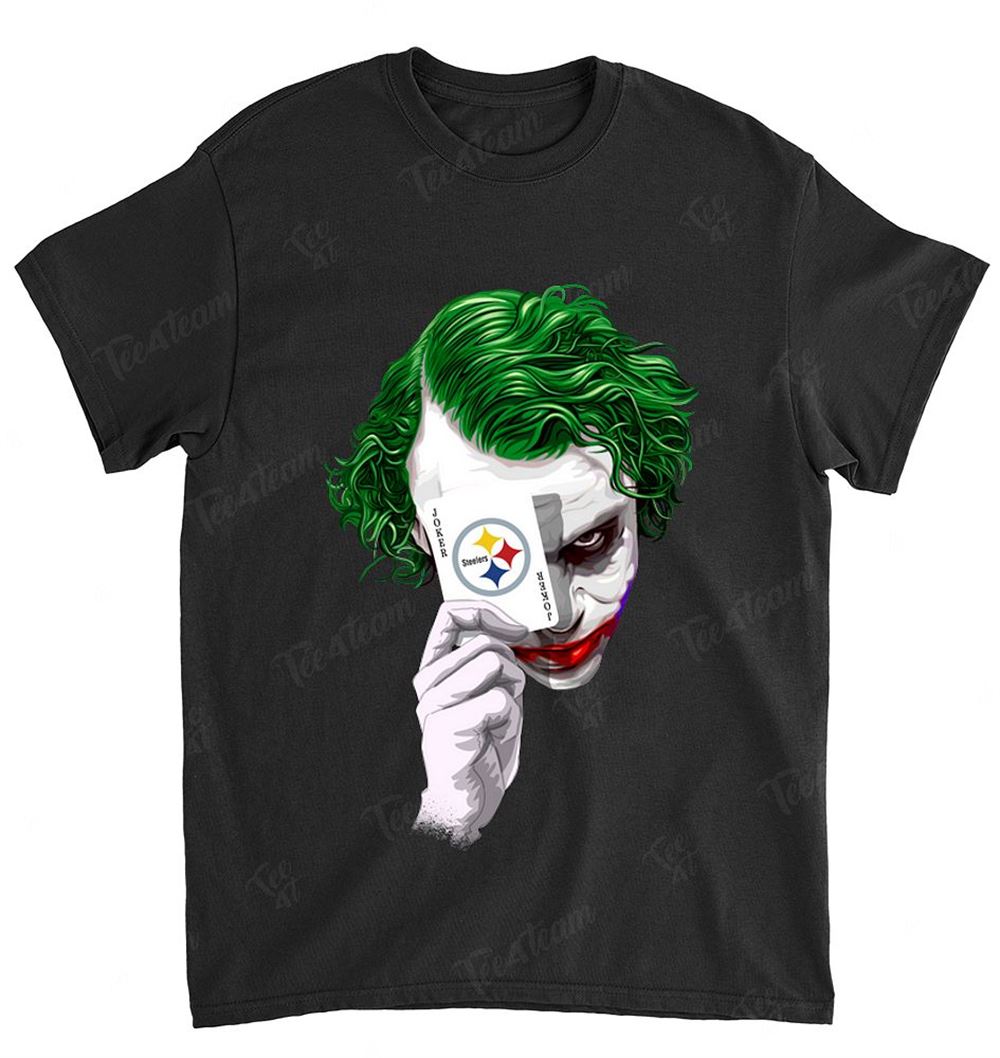 NFL Pittsburgh Steelers 009 Joker Dc Marvel Jersey Superhero Avenger Shirt Tshirt For Fan