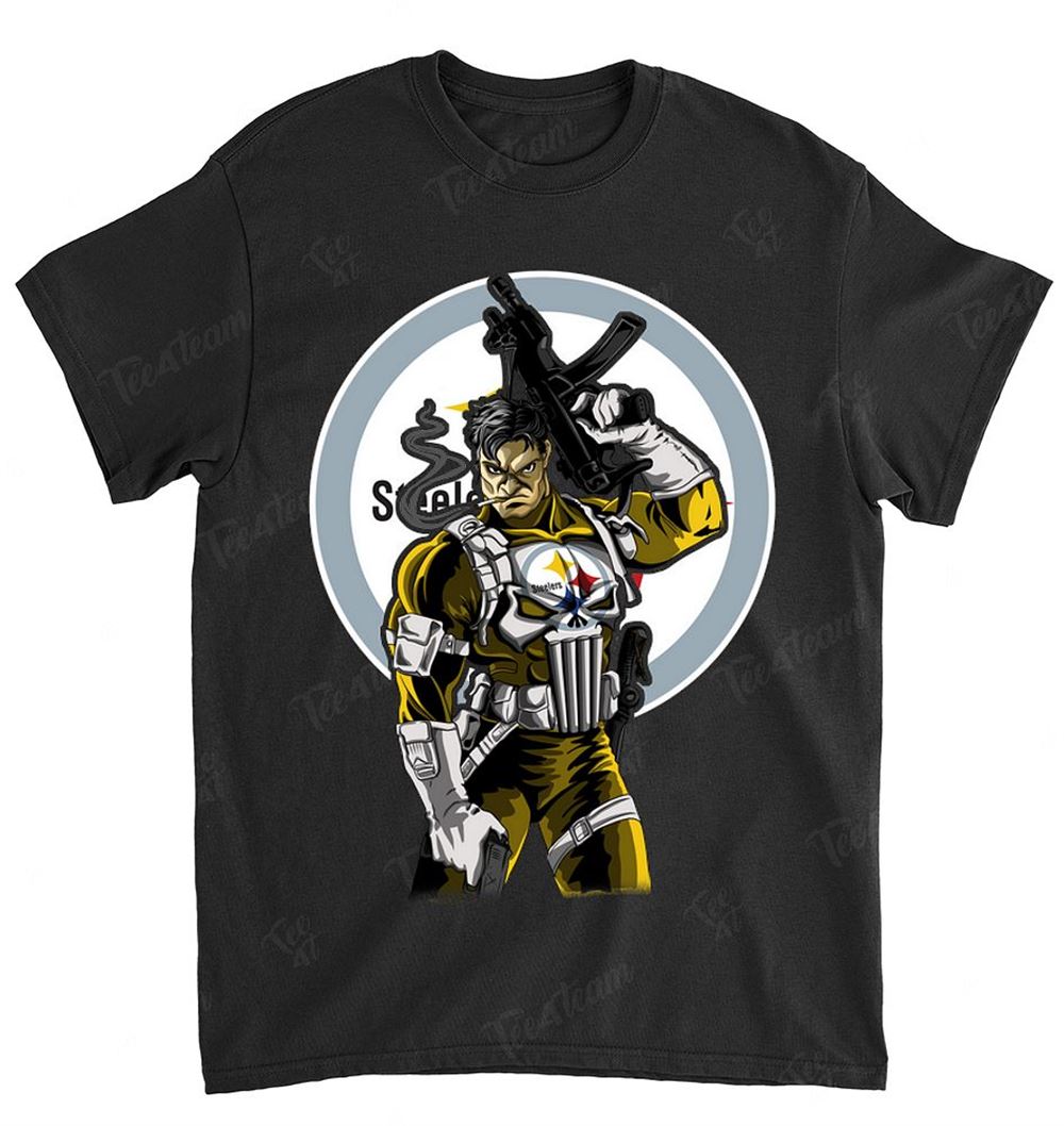NFL Pittsburgh Steelers 022 Punisher Dc Marvel Jersey Superhero Avenger Shirt Gift For Fan