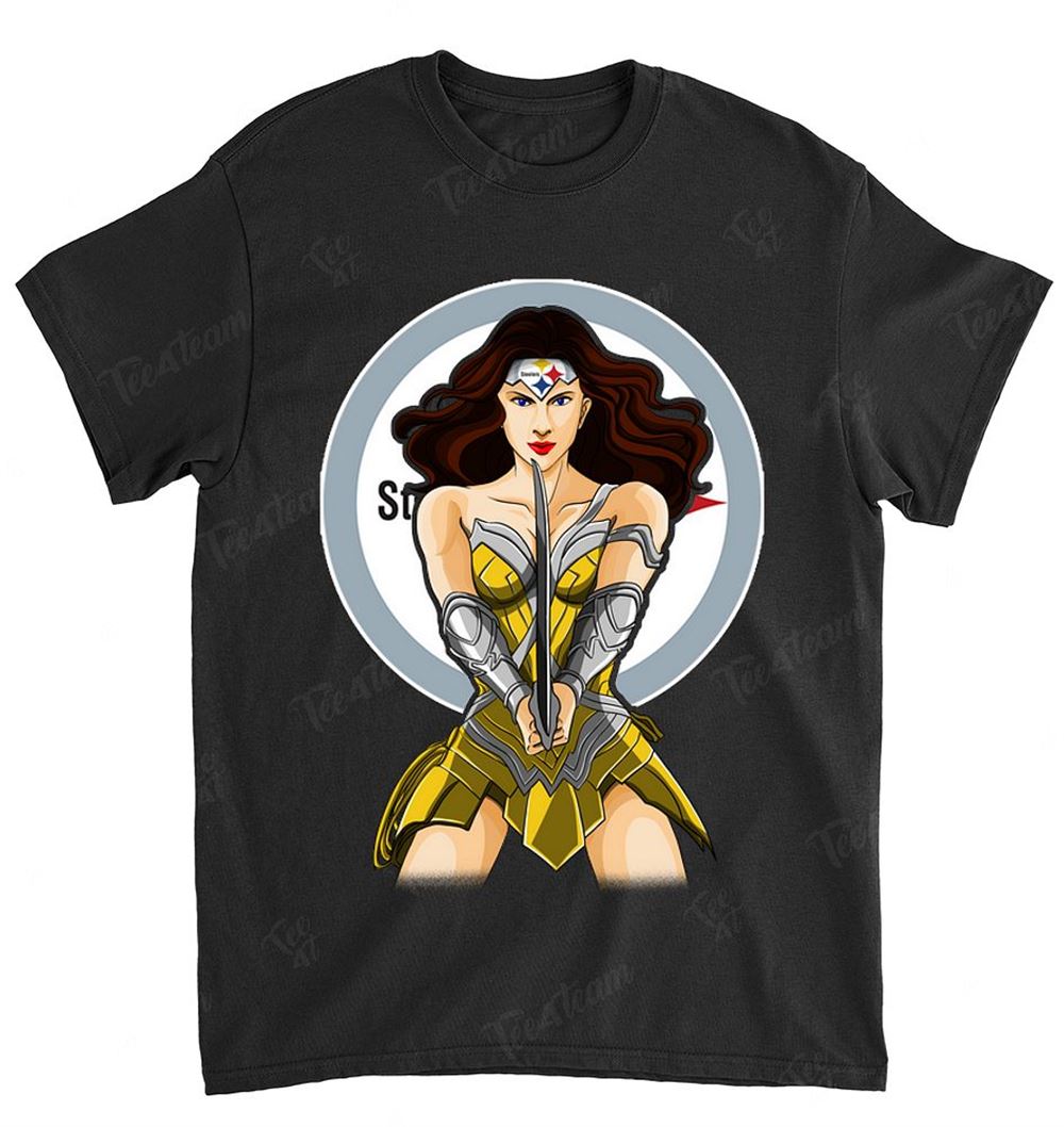 NFL Pittsburgh Steelers 025 Wonderwoman Dc Marvel Jersey Superhero Avenger Shirt Size Up To 5xl