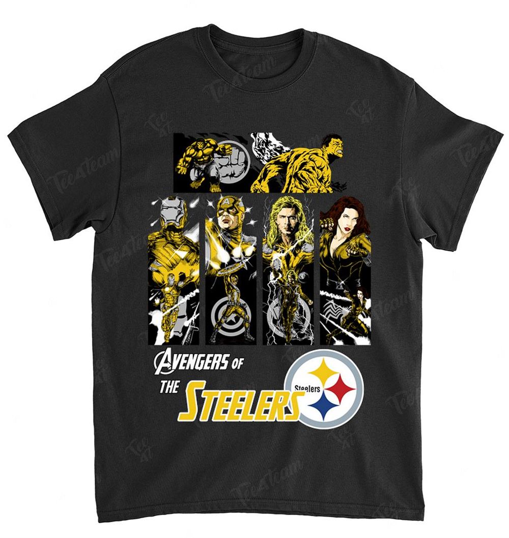 NFL Pittsburgh Steelers 028 Avengers Dc Marvel Jersey Superhero Avenger Shirt Size S-5xl
