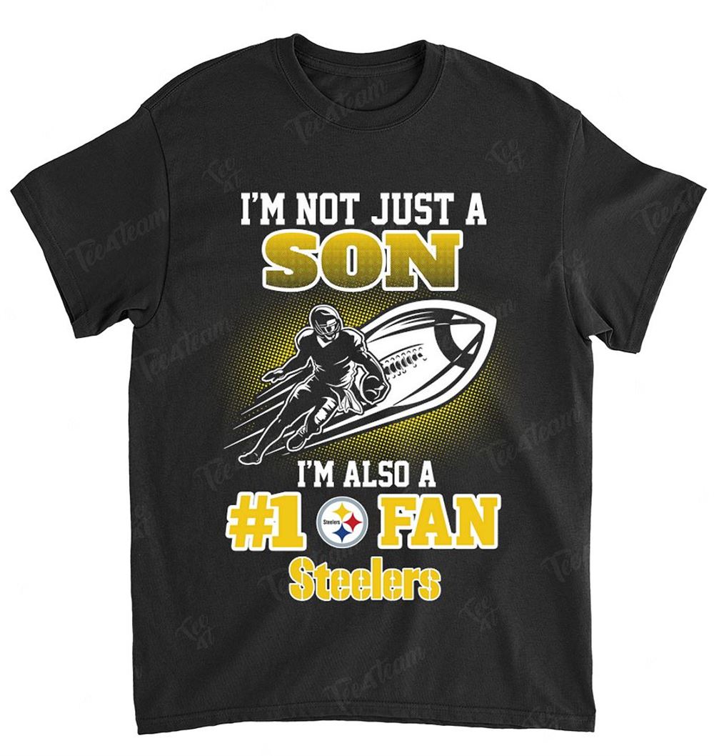 NFL Pittsburgh Steelers 096 Not Just Son Also A Fan Shirt Size S-5xl