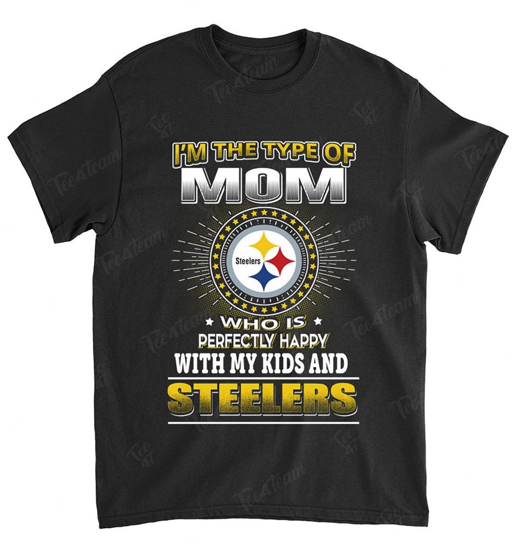 NFL Pittsburgh Steelers 153 Mom Loves Kids Shirt Size S-5xl