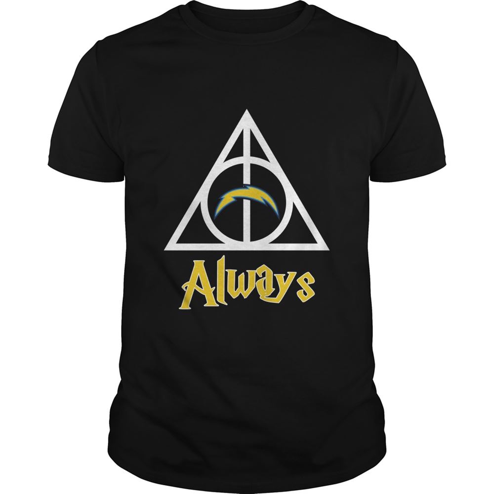 NFL San Diego Chargers Deathly Hallows Always Harry Potter Shirt Tshirt For Fan