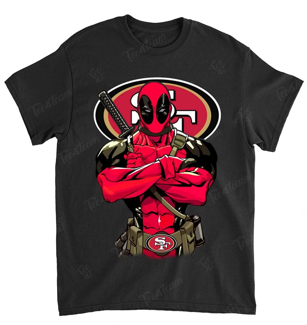 Nfl San Francisco 49ers 010 Deadpool Dc Marvel Jersey Superhero Avenger Shirt