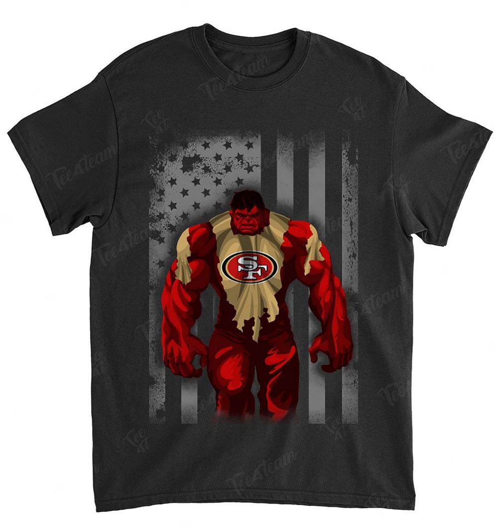 Nfl San Francisco 49ers 011 Hulk Dc Marvel Jersey Superhero Avenger Shirt