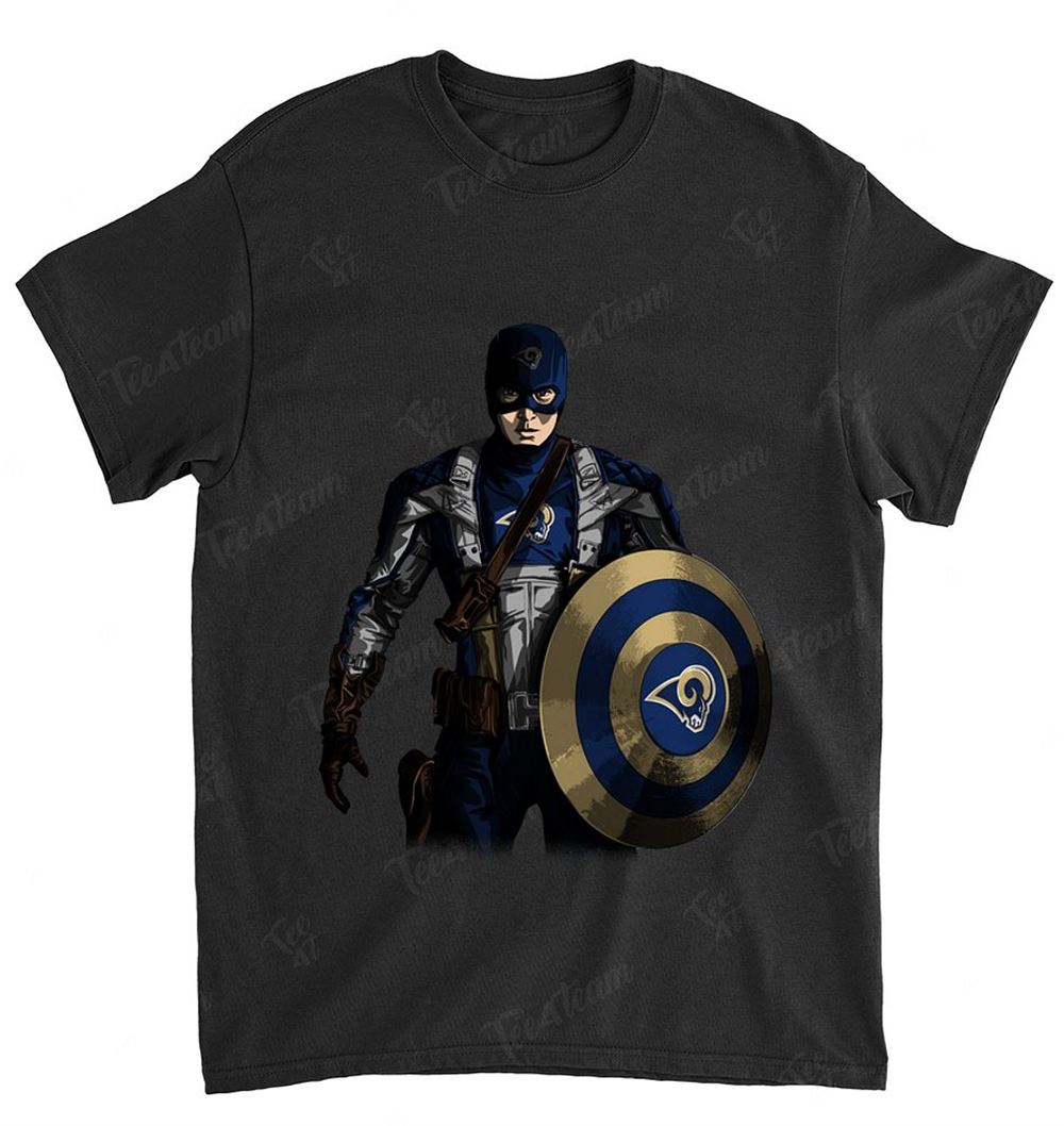 NFL St Louis Rams 015 Captain Dc Marvel Jersey Superhero Avenger Shirt Size S-5xl
