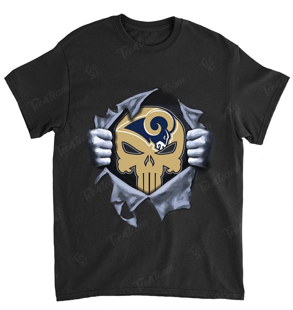 NFL St Louis Rams 075 Punisher Logo Dc Marvel Jersey Superhero Avenger Shirt Tshirt For Fan
