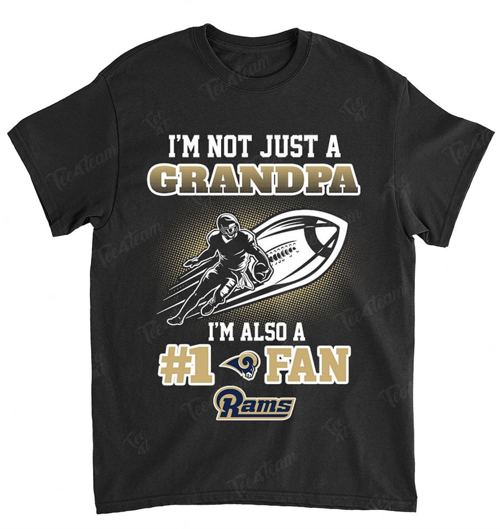 NFL St Louis Rams 090 Not Just Grandpa Also A Fan Shirt Size Up To 5xl