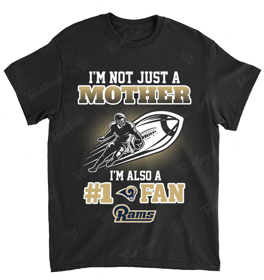 NFL St Louis Rams 095 Not Just Mother Also A Fan Shirt Size S-5xl