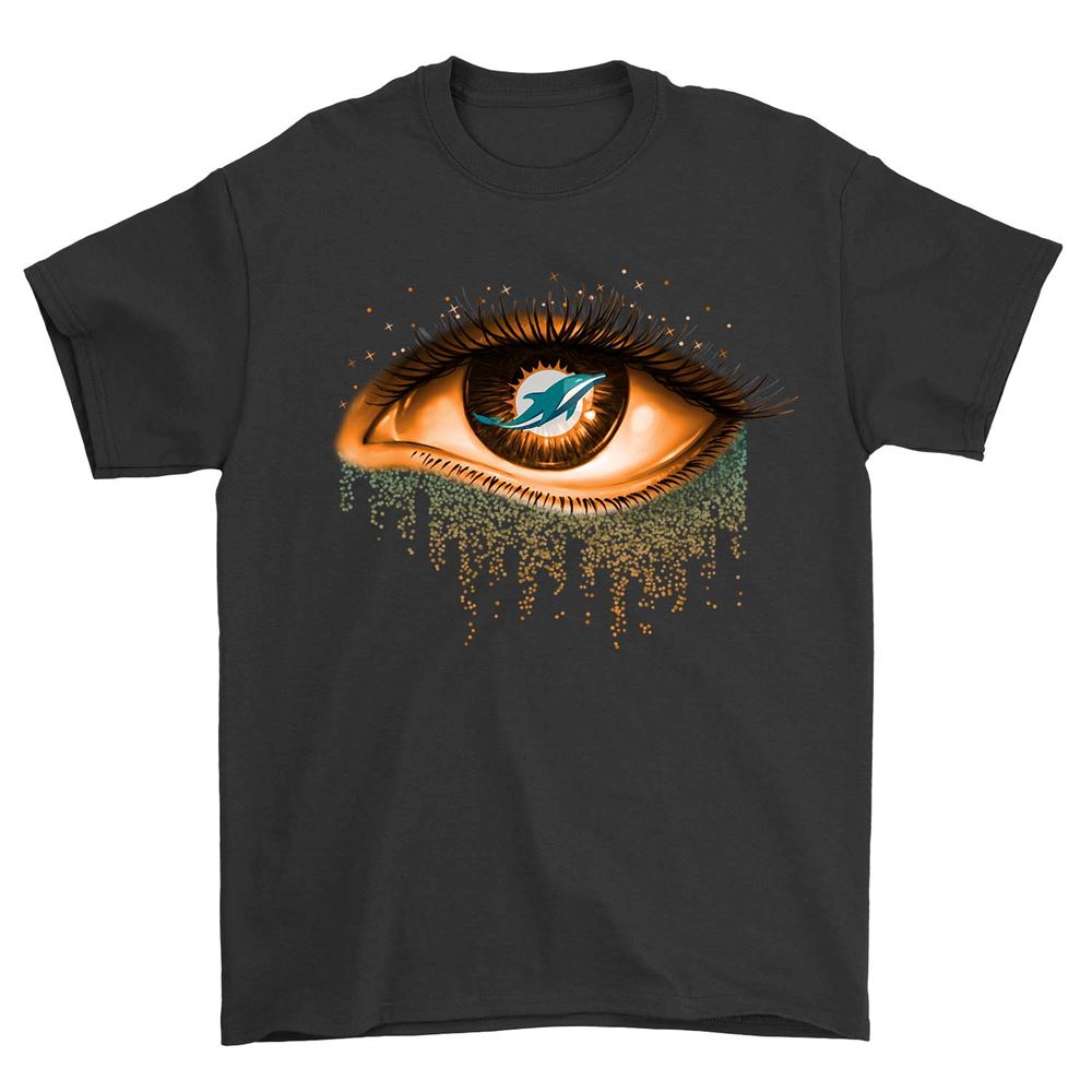 Orange Eye Miami Dolphins Shirt Tshirt For Fan