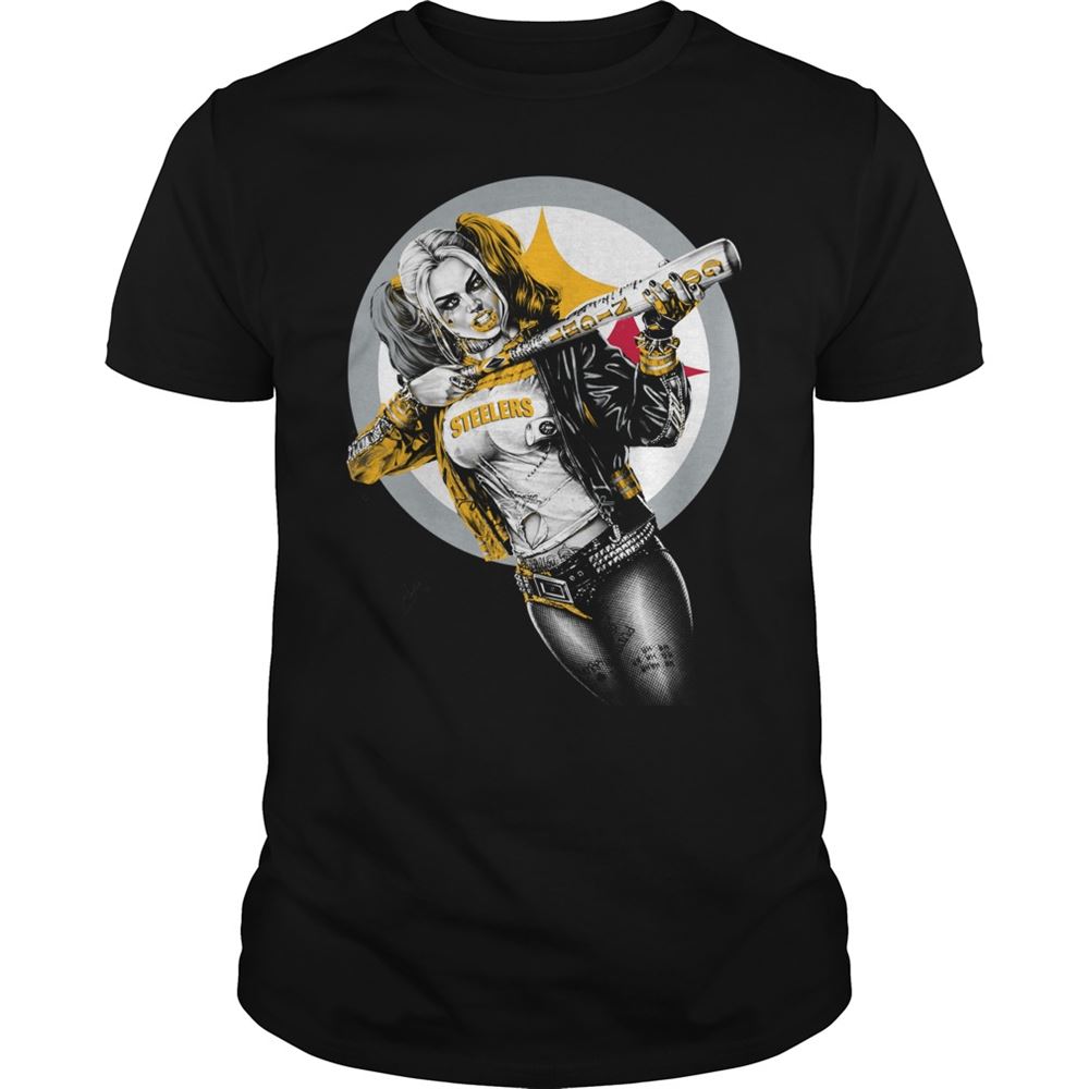 Pittsburgh Steelers Harley Quinn Shirt Tshirt For Fan